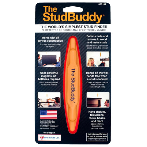 Magnetic Stud Finder Thats Easy To Use No Batteries Made In The USA Powerful Magnet Locates Drywall Studs Fast Packaged