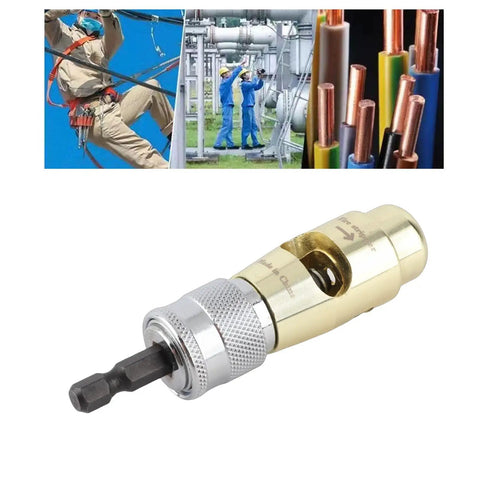 Jauarta Zinc Alloy Wire Twisting Tool Stripper For Electric Drill Winding Connector, heavy-duty drill attachment for electricians.