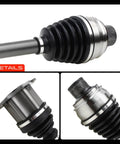 Front Cv Axle Shaft Assembly For Audi A6 A7 A8 Q5 Quattro Driver Passenger Side showing detailed components and rubber boot.