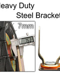 Built Ridiculously Tough Heavy Duty Pneumatic Caster Wheels 8 Inch 10 Inch Swivel Garden Cart Tires with 7mm heavy duty steel brackets.