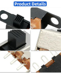 Close-up of 132 Piece Slide Switch Kit Micro Mini Toggle Switches SPDT 1P2T 2 Position 3 Pin for PCB Breadboard Projects components