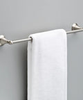 24 Inch Brushed Nickel Towel Rack For Bathroom And Kitchen, No Fuss Easy Install Towel Bar That Helps Towels Dry Fast With Airflow, Rust Resistant Finish, Durable Bath Accessory To Upgrade Any Space