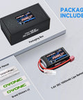 2S 1500mAh 7.4V 35C LiPo Shorty Battery Pack With Dean Style T Plug For RC Cars Trucks Boats Drones Airplanes Quadcopters
