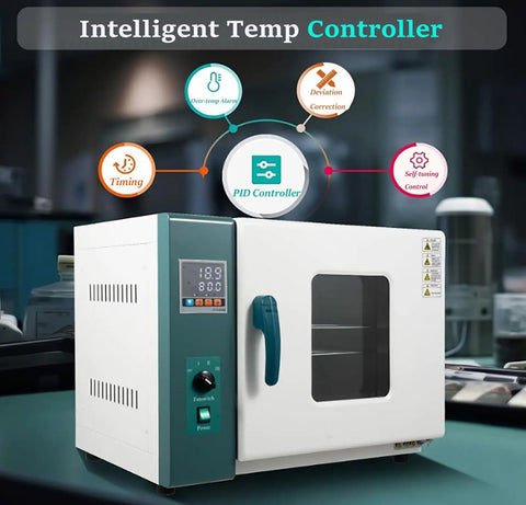 Powerhouse Industrial Drying Oven Featuring Digital Forced Air Convection And Precision Heat Management For Wax Melting And Kitchen Dehydrating Reliable Workhorse Built Like A Tank with PID controller and temperature display.
