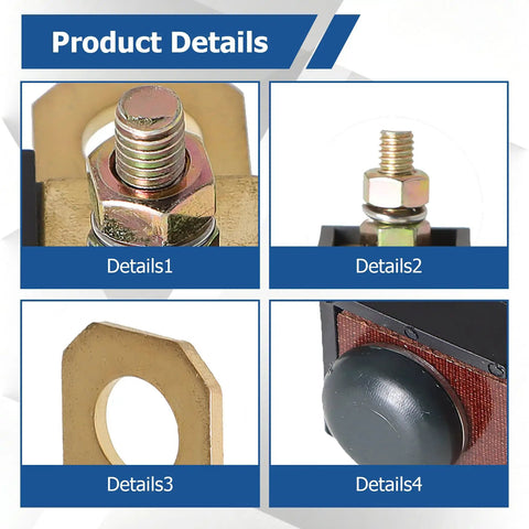 Detailed parts of Starter Fuse 90 Amp Replacement For MerCruiser Marine Engines, Direct Fit, Plug And Play, Easy Install