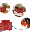 Heavy Duty Automatic Engine Fire Suppressor Self Activating 30g Aerosol Extinguisher With Thermal Trigger in use with wiring.