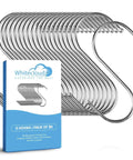 Heavy Duty Stainless Steel S Hooks For Hanging Plants, Utensils, Pots And Clothes, 30 Pack, 3.4 Inch Length, 1.2 Inch Opening