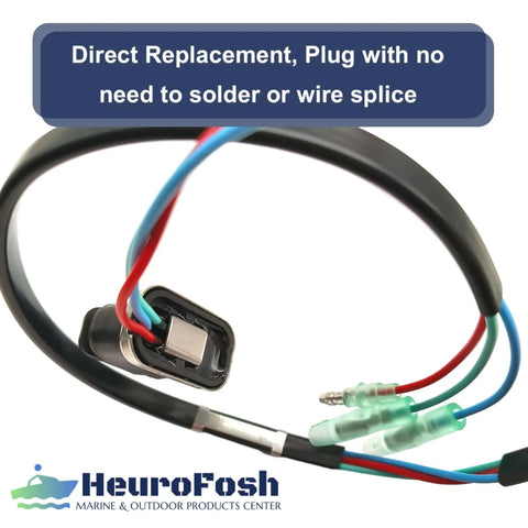 Drop In Tilt Trim Switch For Yamaha Outboard Motors 2 Stroke And 4 Stroke 8 To 250 HP Replaces OEM 703-82563-02 703-82563-01 703-82563-00 Fits 1984 To 2003 Yamaha 2, 4 Stroke wiring harness