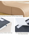 Tot Certified Soft Foam Climbing Blocks And Crawl Tunnel Playset For Kiddos Featuring Safe Pu Leather Cover with gentle slope design.