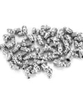 Beefy 45 Pcs Grease Nipple Fittings Set For Grease Guns shown with M6, M8, M10 brass metal nipples in various angles
