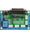5 Axis Breakout Board For Stepper Motor Driver CNC Mill With Two Stage Signal Processing Anti Jamming Relay Output Interface