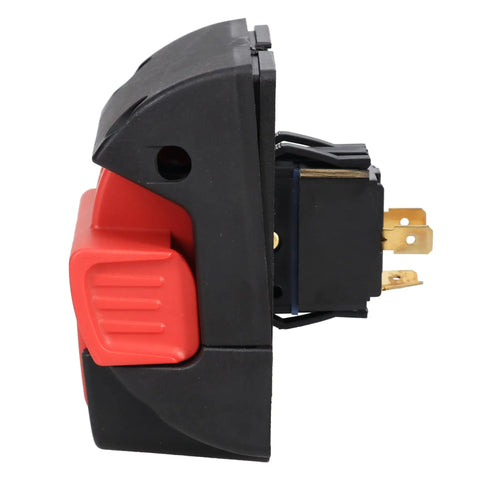 Heavy Duty On Off Toggle Switch For Bosch 4100 And 4100Dg Table Saw Replacement Power Cutoff Button Four Pack in black and red.