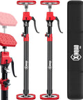Heavy Duty Cabinet Jacks Third Hand Tool Set With Adjustable Support Poles From 23.6 Inches To 45.3 Inches 2 Pack for installation