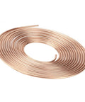 Twenty Five Foot Copper Plated Brake Line Tubing Three Sixteenth Inch Coil With Easy Bend Flare For Hydraulic Brake And Fuel System