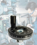 Durable Milling Bakelite Handwheel For Industrial Machine Tools Non Slip Grip Round Handle Replacement Part 10X63mm For Lathes Vise And Lathe installed on machine
