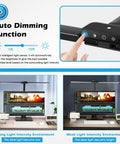 Auto dimming function of Double Head LED Desk Lamp For Home Office With Auto Dimming And Timer, 24W Bright Architect Task Light