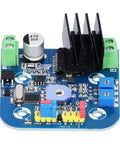 Beefy High Power Servo Control Board 12V To 24V For Remote Control Systems, 180 Kg.Cm Torque, 300 Degree Rotation, Stays Strong Under Load, Ideal For Robotic Projects, DIY RC Builds, And Heavy Duty Motion Control blue PCB with heatsink