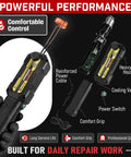 Badass 1500W Magnetic Induction Heater Kit For Loosening Rusted Bolts And Nuts, featuring power switch and comfort grip.
