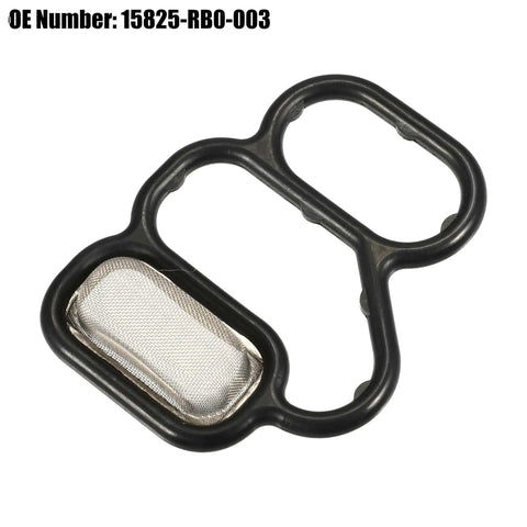 Honda Solenoid Gasket And Spool Valve Filter Screen Replacement For CRZ 2011 2016 And Fit 2009 2013 Black Pack Of 1 OE 15825 RB0 003 Durable Easy Install Replacement Part Keeps Solenoid Clean And Prevents Leaks No Fuss