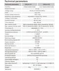 Technical specifications of Liquid Level Controller with Timer Relay for Pumps showing GRL8-01 and GRL8-02 models parameters.
