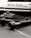 Titanium M4 Socket Head Cap Screws Set For Bike Stem 6Al4V Grade 5 Lightweight Bolts pack of 4 for BMX MTB Road Bikes