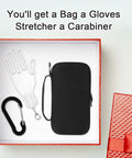 Portable Golf Accessories Organizer Bag With 18 Ball Capacity Glove Holder Case And Glove Shaper Durable 600D Water Resistant