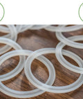 10 Pack Wide Mouth Platinum Silicone Sealing Rings Gaskets For Mason Jar Lids Leak Proof And Air Tight Reusable Seals Durable Fits 3 Inch Wide Mouth Jars For Fresh Food Storage And Easy Preserving, reusable silicone rings