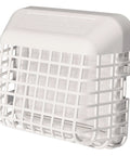 4 Inch Outdoor Dryer Hood With Bird Guard And No Fuss Easy Clean Louvers, Universal Fit For Most Dryer Ducts, UV Weather Resistant, White