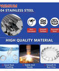 Beefy 555 Piece 304 Stainless Steel Lock Washer Set With External Tooth And Internal Tooth Serrated Washers For Anti Loosening And Vibration Resistance Heavy Duty Hardware Kit, 304 stainless steel lock washers