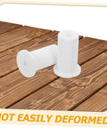 Stylish Silicone Wall Cable Plugs For Decor Hiding Messy Cords And A/C Sleeves Easy Install Kit Without Tools To Blend Seamlessly With Interior Walls In American Style Homes Today white silicone cable plugs on wood floor, not easily deformed