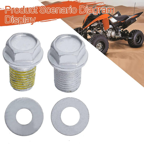 Drive Shaft Retaining Bolt Set With Washers M12x16 And M10x16 Replacement For Propshaft Driveline Direct Fit in ATV setting