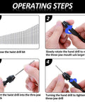 Amazon Mudder 57-piece micro drill bit set with pin vise, black, for resin and clay crafts