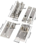 Heavy Duty 360 Degree Pivot Hinge For Hidden Bookcase And Secret Door Two Sets Center Hung Pivot Easy Install Sleek Concealed Hardware