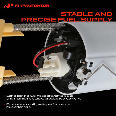 Right Side Electric Fuel Pump Assembly For Mercedes Benz Cls500 E320 E350 4Pin Non Pzev Gas Tank showing internal components and fuel hose.