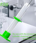 Pro Grade Glass Graduated Cylinder Set With 10ml 25ml 50ml And 100ml Sizes Plus Cylinder Brush, 3.3 Borosilicate Glass With Hex Base