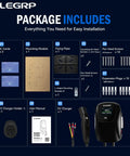 Screaming Fast 48 Amp Level 2 EV Charger With Nacs Connector And Rock Solid Hardwired 11Kw Build For Tesla Rides installation package components list.