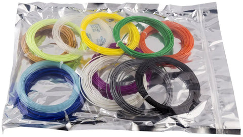 Smooth ABS 3D Pen Filament 1.75mm, Killer 12 Color Sampler Pack, 0.05mm Tolerance, 20 Ft Per Coil, High Precision Plastic Extrusion For Makers And Crafters With Creative Vibes That Hit Different