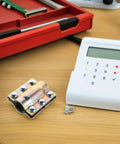 Quick Install Pipe Clamp Leak Repair Kit For DN20X110 Waterproof Universal Pipe Repair Solution shown with tools on a desk