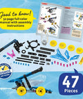 Water Power STEM Kit For Kids Hands On Build Rocket Propelled Cars And Jet Boats Explore Air And Water Physics Pneumatics