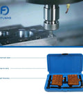Built Tough Precision Hardened Steel Gauge Block Set 1 2 3 Inch Sizes Drop Dead Accurate Machinist Calibration Kit in storage case