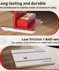Router Table Box Joint Jig With Brass Indexing Keys Three Sizes 1/4, 3/8, 1/2 shown with melamine MDF platform