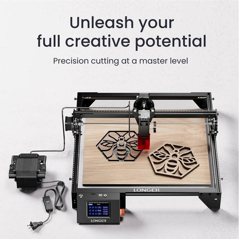 Beast Mode 20W Laser Engraver With Air Pump And 440 Mm By 440 Mm Honeycomb Bed, 32 Bit Controller, App Offline Control, DIY Engraver Tool