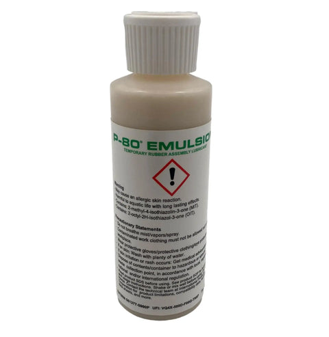 Bottle of Emulsion Temporary Assembly Lubricant For Rubber Seals And O Rings Water Based Biodegradable Pump Seal Lube Safe 112 ml