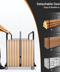 Heavy Duty Steel Panel Cart For Drywall And Lumber, 1800 Lbs Capacity With 5 Inch PU Swivel Wheels transporting wood panels