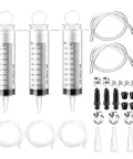 Three Piece Reverse Brake Bleed Kit With 100ml Syringe And 50cm Hose For Cars Trucks Motorcycles Bikes And Bicycle Braking System Repair