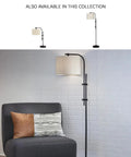 Baronvale 60 Inch Modern Metal Adjustable Floor Lamp In Brass With Crisp White Drum Shade And A Smooth Curved Arm in living room