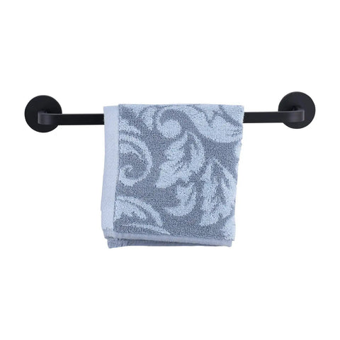 Magnetic Towel Bar for Fridge and Kitchen, Heavy Duty Towel Holder With 2 Super Strong Magnets shown with decorative towel.