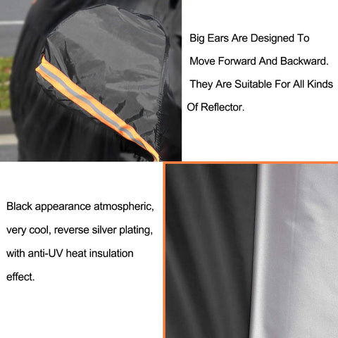 Detail of Full Car Cover For Sedans All Weather Waterproof Windproof Dustproof UV Protection Scratch Resistant material and strip