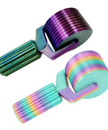 Detachable Roller Tool With Ergonomic Grip For Painting Projects No Sweat Smooth Operator Rolling Accessory, two colorful rollers.