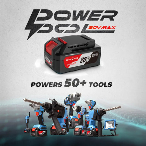 20V Brushless Impact Wrench Kicks 670 Ft Lbs Of Nut Breaking Torque At 2200 RPM Across Four Speeds with 4Ah battery for various tools.